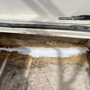 Leaks caulked with 4000UV