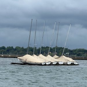 Sailboats Dry Docked