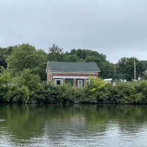 View of the Old Lock 56 Canal Store as you are cruising by