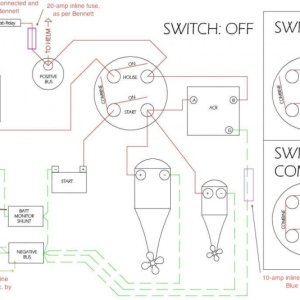 My electrical system 10-2013 AK Angler, annotated 4