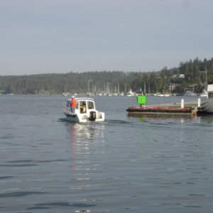 Fred, Joe & some other 
C-Brats on the Venture 23.
