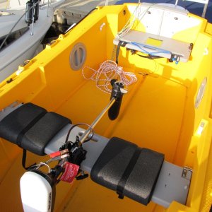 rearward view of interior space