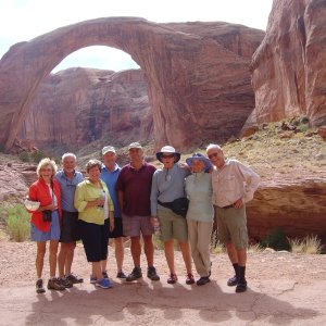 Rainbow Bridge--Janda, Lyle, Betsy, Bob, Chris, Robbi, El, and Bill