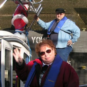 Laurie and Jim on Laurna Jo