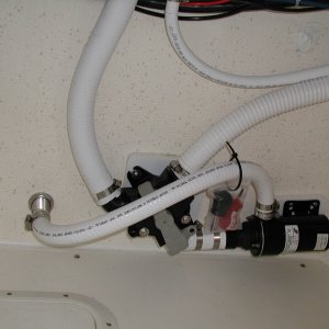 Waste pump out package installed.