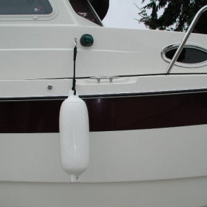 Forward fender in position.
