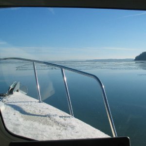 Media 'Ice dead ahead' in album 'Towing logs in Swinomish Channel'