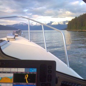 Returning to Stephens Passage from Oliver Inlet