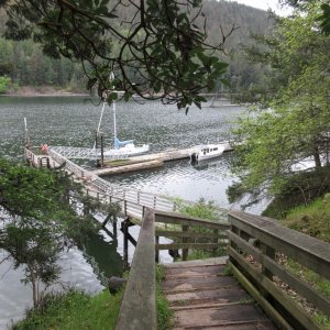 First time setting foot on Stuart Island!