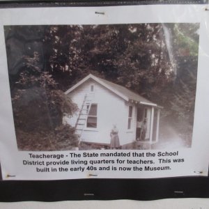 Teacherage built in early 40s, now the island Museum