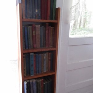 Some books in the Teacherage Museum