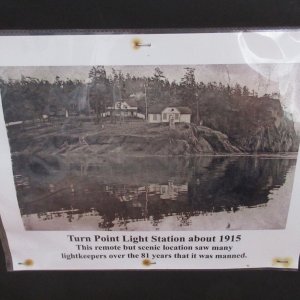 Turn Point lighthouse ca. 1915