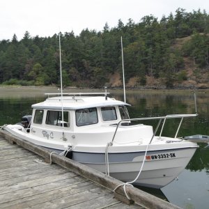 On the inner float in Reid Harbor