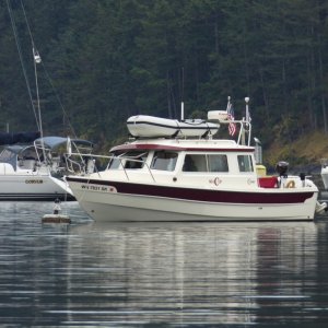 Sea Cup in Reid Harbor, on their way back from the Powell River CBGT