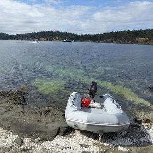 Beached on Cemetary Island