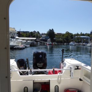Media 'Leaving Friday Harbor' in album 'Friday night departure 7:30 PM. Bridge construction underway but fortunately it was open.'