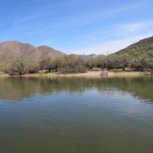 Apache Lake one of the coves we anchored in for the night