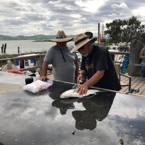 Cleaning the catch