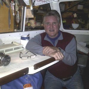 Keith seated in passenger seat