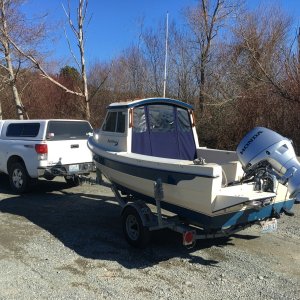 Media 'Launching for trailer swap' in album 'Lake Campbell on original trailer'