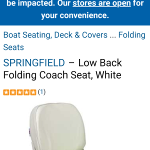 Plain and simple folding helm seat.   Less bulk, folds down nearly flat.  Doc storage behind
