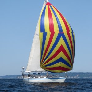 Sailboat near Kingston. May 3, 2015