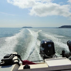 Heading North up Saratoga Passage, May 30, 2015