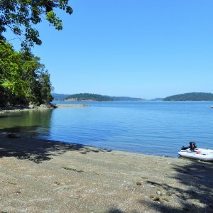 Beach at Hope Island, May 30, 2015
