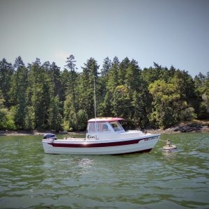 On the buoy at Hope Island May 30, 2015