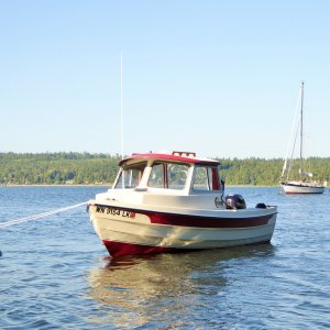 Saturday evening on buoy at Hope Island May 30, 2015
