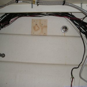 Under galley sink.