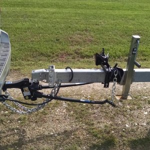 Reese WD Hitch and pole tongue adapter leveled the rig out!