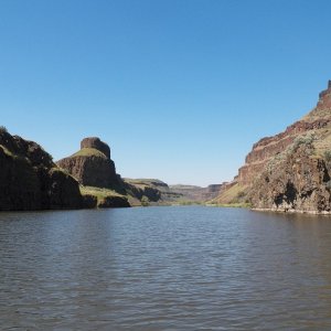 Once past the silted-in delta, the river opened and deepened.