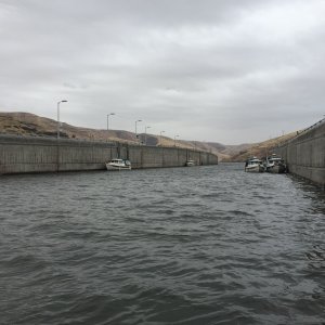 Entering the first lock