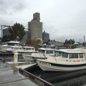 Another shot at the docks, with the Arlington Grain elevator in the background