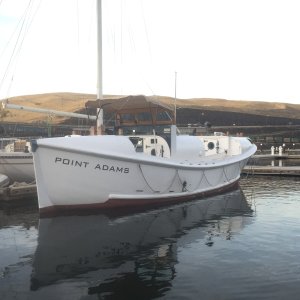 Another photo of the USCG Surf Boat at Port or Arlington