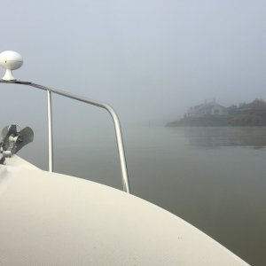 Homes in the fog