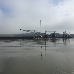 Dredge barge we passed today