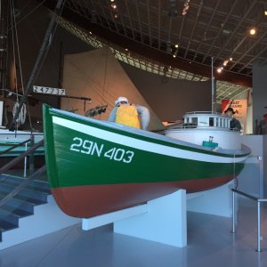 One of the many displays in the Astoria Maritime Museum