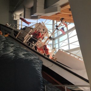 USCG SurfBoat display in Museum
