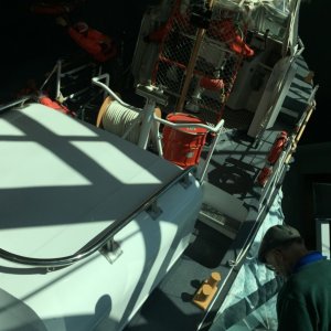 USCG Surfboat display in Museum