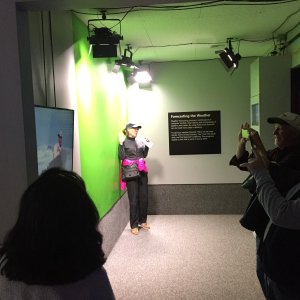 Green Screen interactive display in Museum