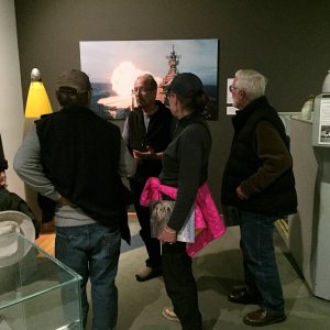 Jerry (Prior Museum Executive Director) giving tour of museum