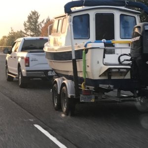 Midnight Flyer heading home along I-5