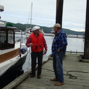 10 June at Bedwell Harbor.  Joe (R-Matey) and Larry H (Jacari Maru)