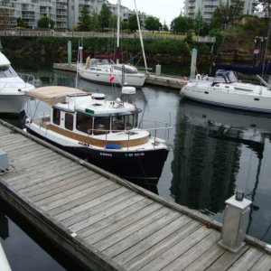 10 June, R-Matey at the dock in Naniamo
