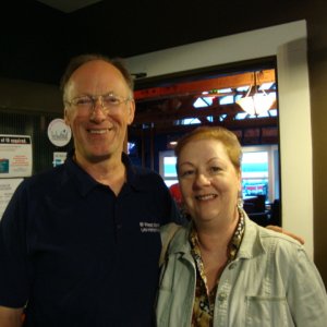 10 June, George Hone (Kerri On) and friend, Carolyn