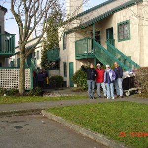 Sunday morning waving goodbye