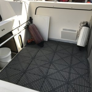 Media 'plenty of room for two' in album 'with kicker before removal/ note bracket splashed deck'