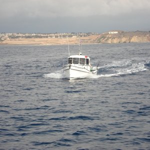 Looking back at Dana Point.